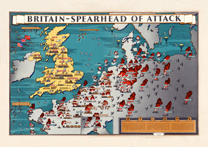 Britain: spearhead of attack – British World War Two poster