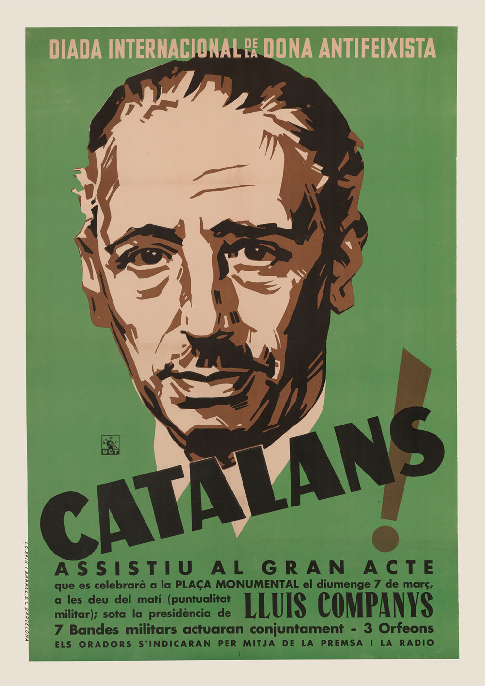 International Day of the Anti-Fascist Woman – Spanish Civil War poster