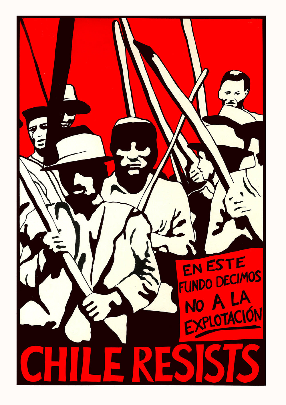 Chile resists - British poster