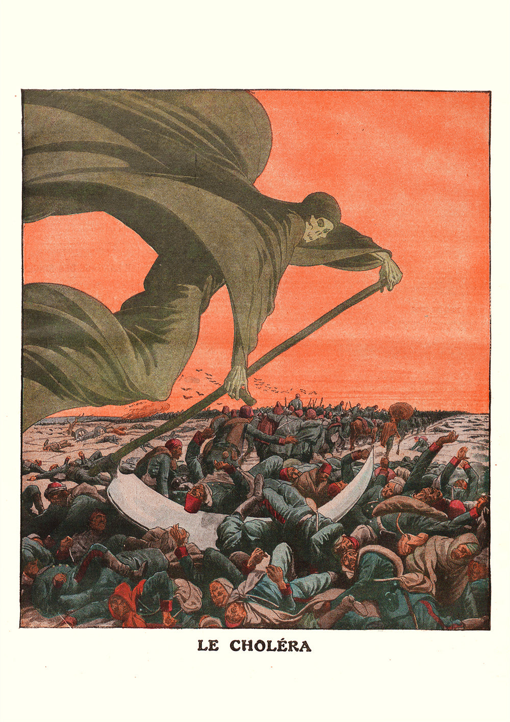 Cholera – French newspaper cover