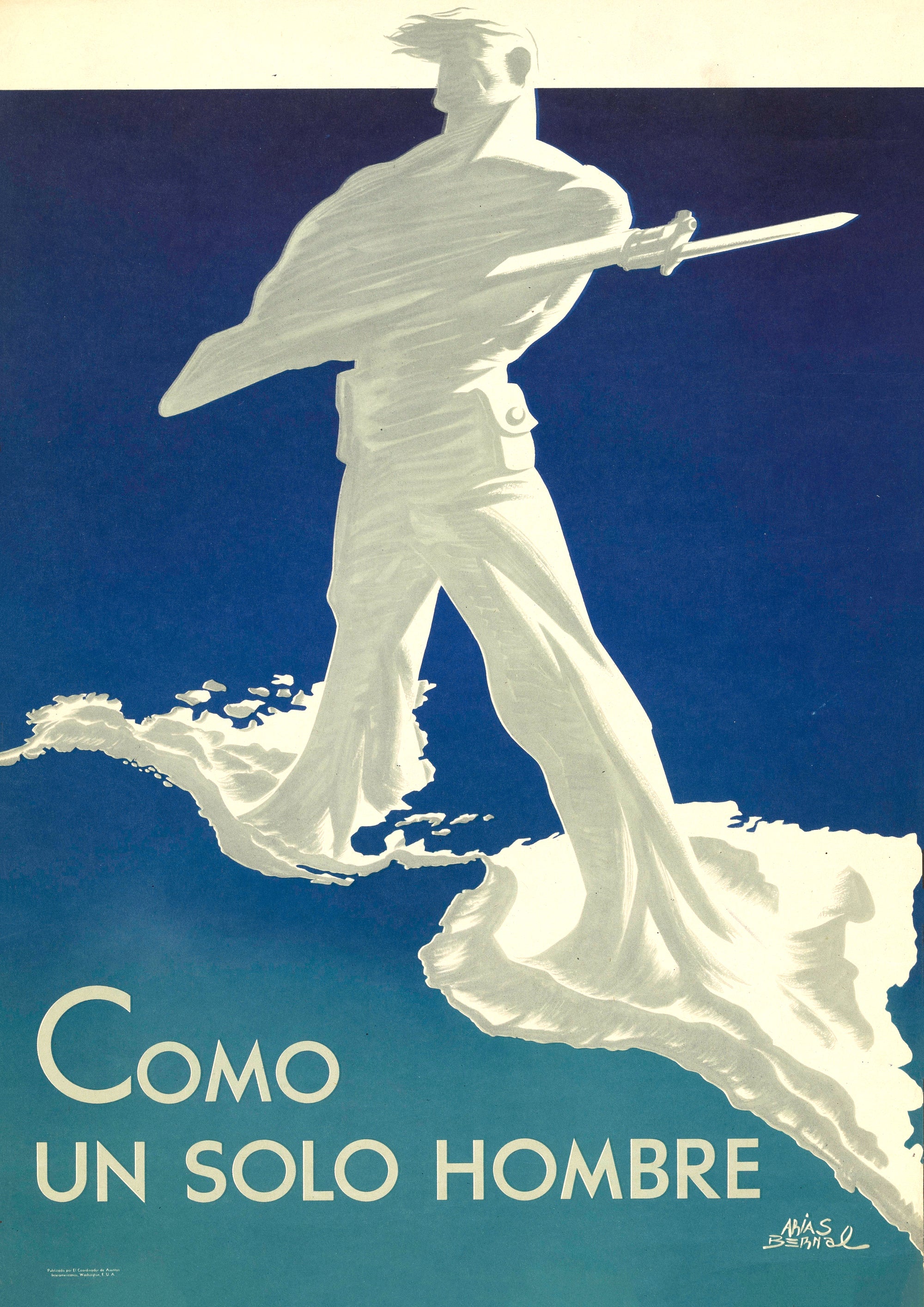 As one man — American World War Two poster