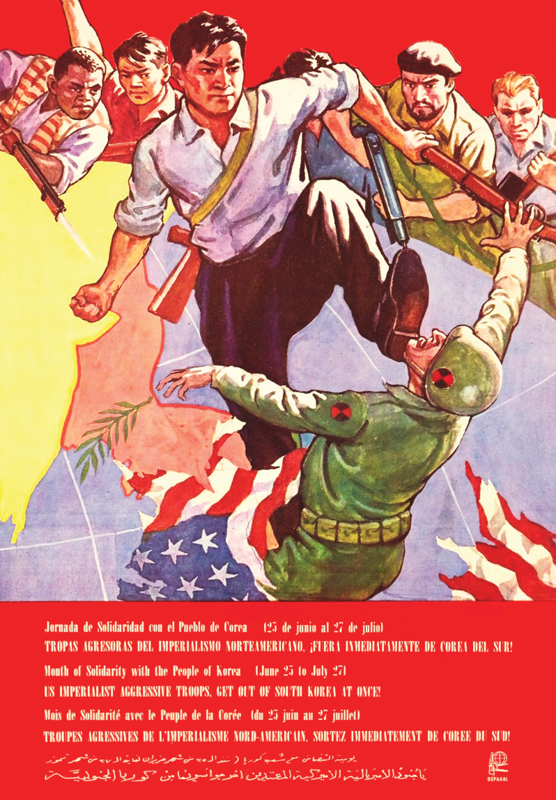 Month of Solidarity with the People of Korea — Cuban poster