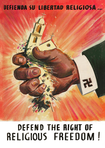 Defend the right of religious freedom! — American World War Two poster