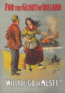 For the glory of Ireland — Irish World War One poster