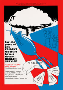 For the price of one trident — British anti-nuclear poster