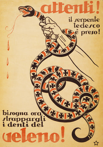 The German viper – Italian poster