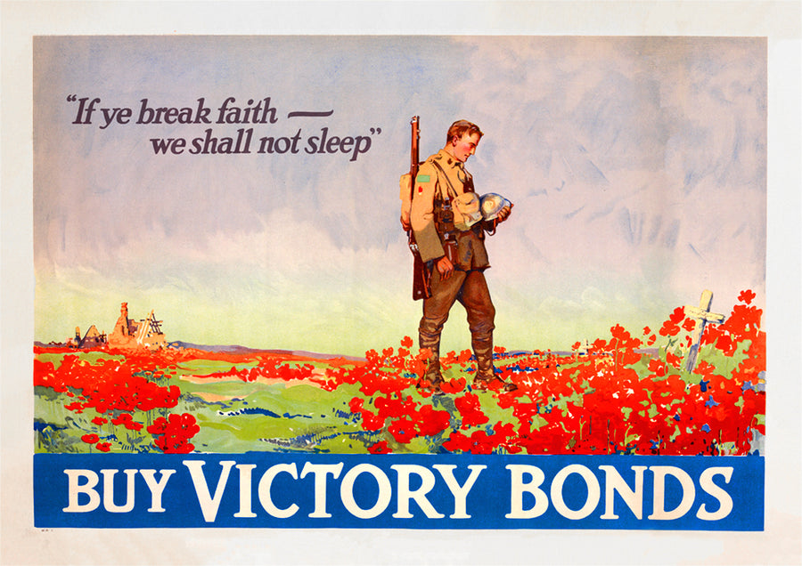 If ye break faith — Canadian World War One poster – Propagandopolis