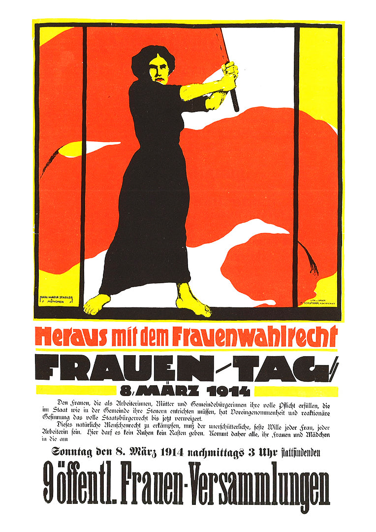 International Women's Day – German poster