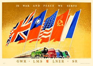 In war and peace we serve — British World War Two poster