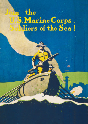 Join the US Marine Corps – US World War One poster