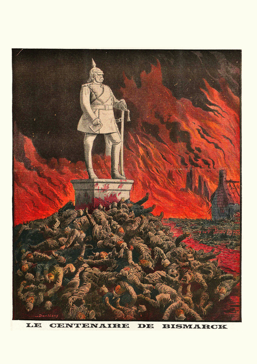 The centenary of Bismarck – French poster