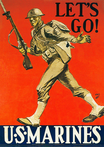 Let's Go! – US World War Two poster