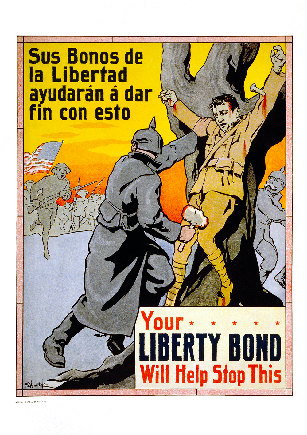 Your Liberty Bond will help stop this – US World War One poster