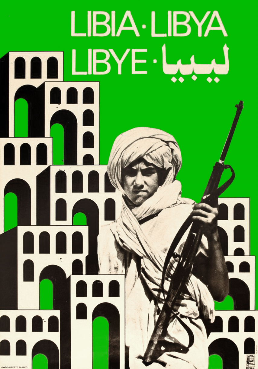 Libya — Cuban poster