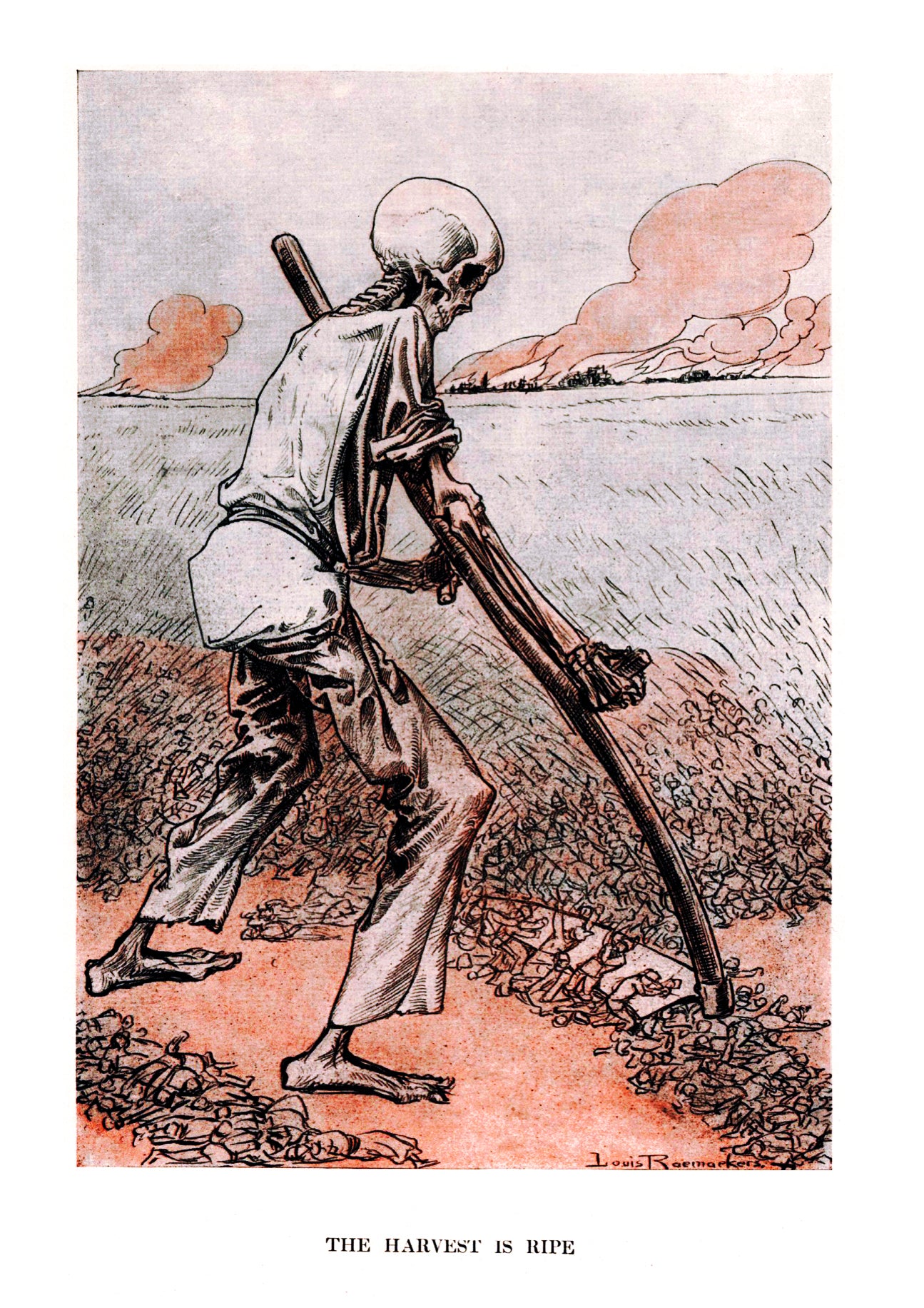 The Harvest Is Ripe — Dutch World War One poster