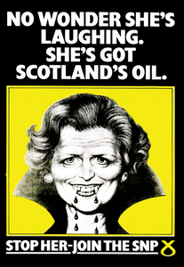 No wonder she’s laughing — Scottish poster