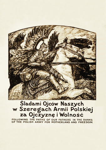 Following the paths of our fathers - Polish World War One poster