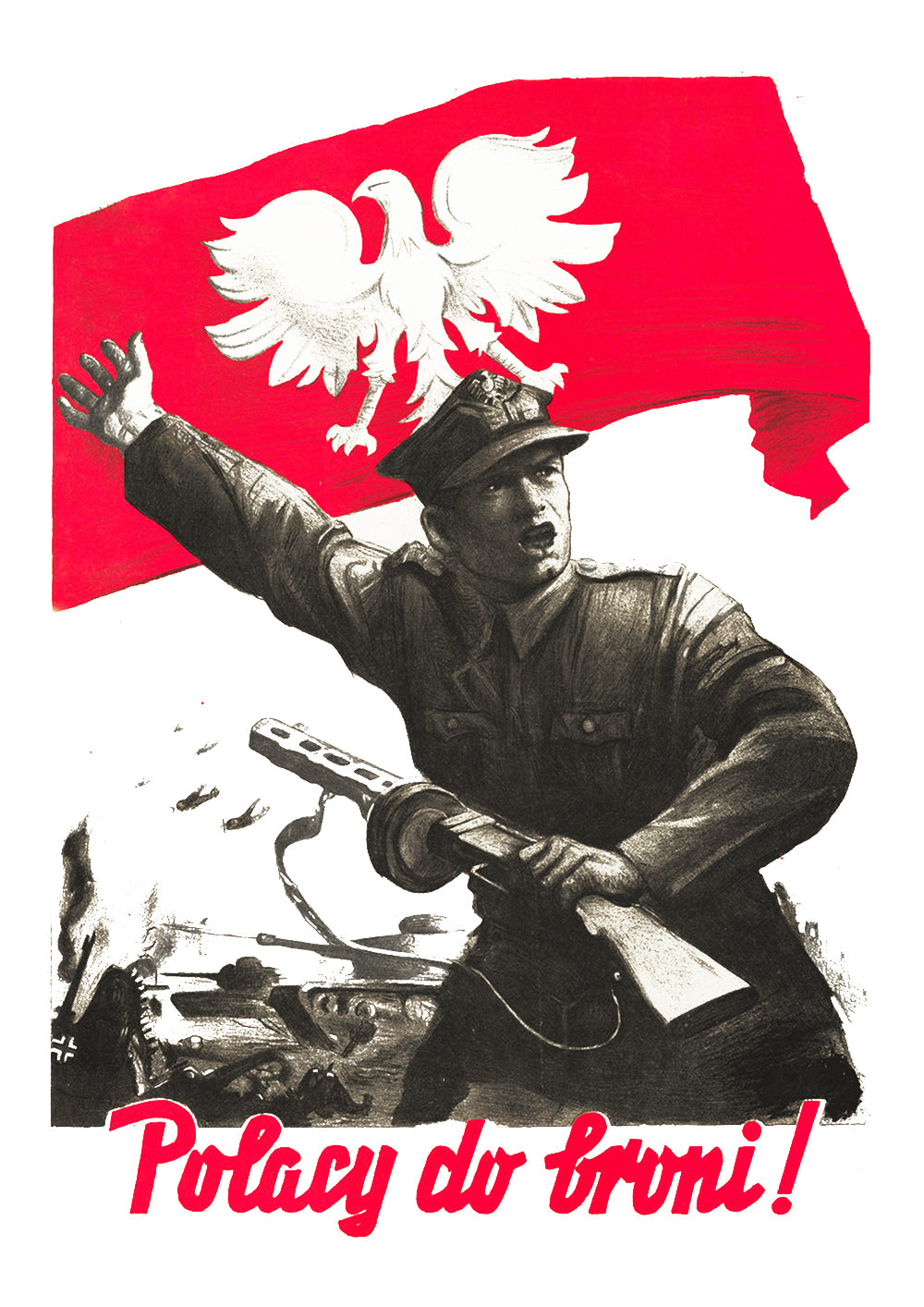 Poles to arms! – Polish World War Two poster