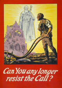 Can you any longer resist the call? – Irish World War One poster