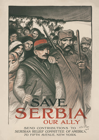 Save Serbia our ally – American poster