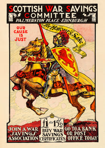 Our cause is just – Scottish World War One poster