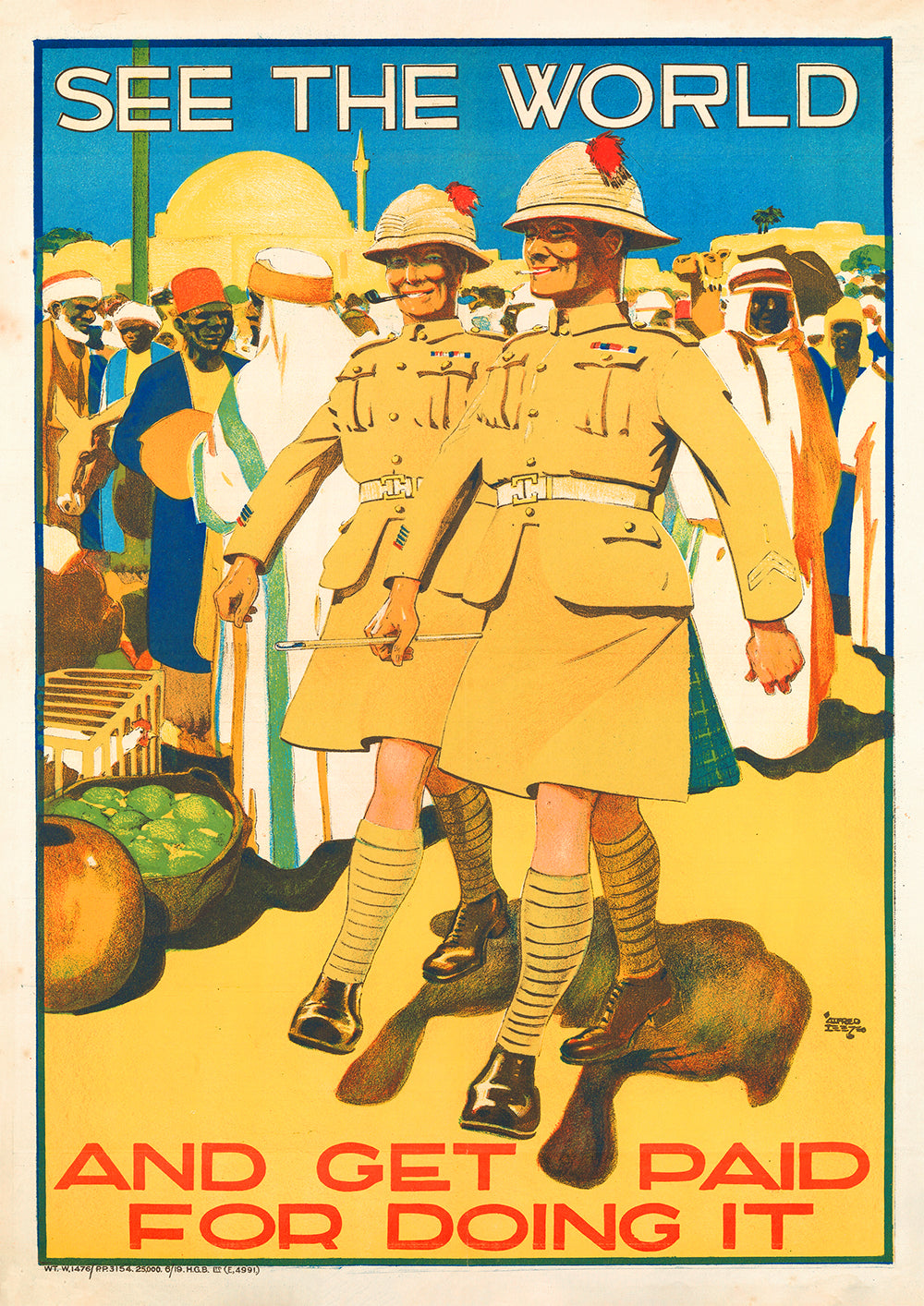 See the world — British poster