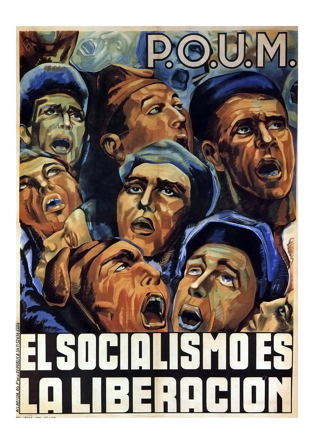 Socialism is liberation – Spanish Civil War poster