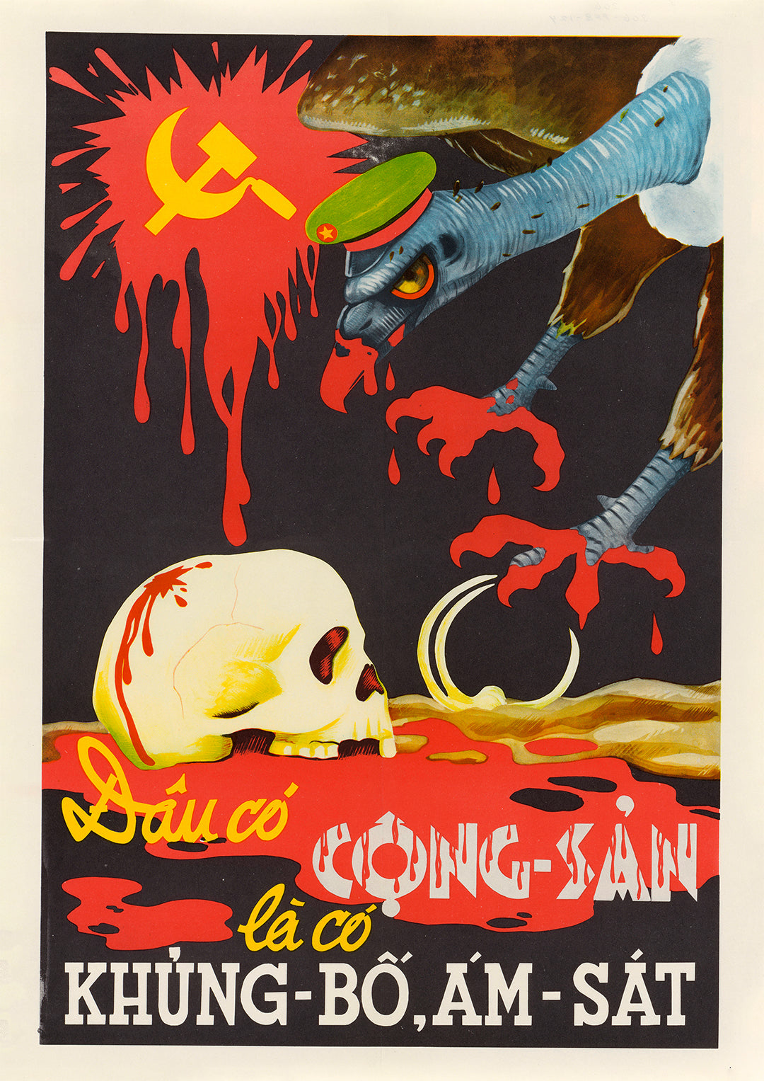 Communism Means Terrorism – US poster from Vietnam