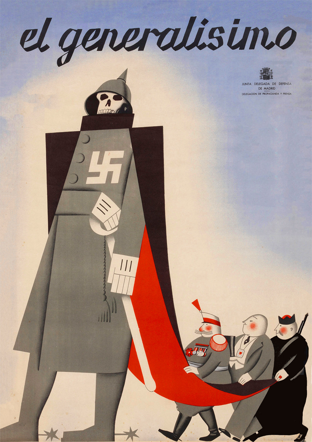 The generalisimo – Spanish Civil War poster