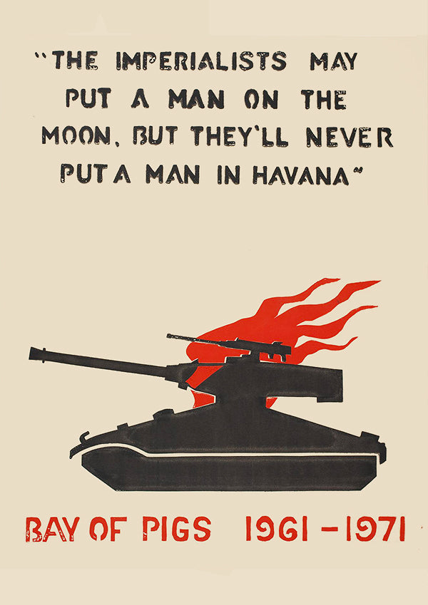 The imperialists may put a man on the moon — American poster