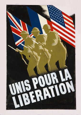 United for Liberation – British World War Two poster