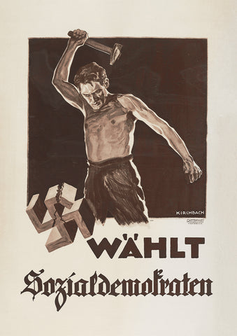 Vote Social Democrat - German poster