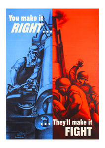 You make it right — American World War Two poster