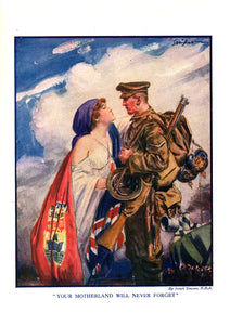 Your motherland will never forget – Canadian World War One poster